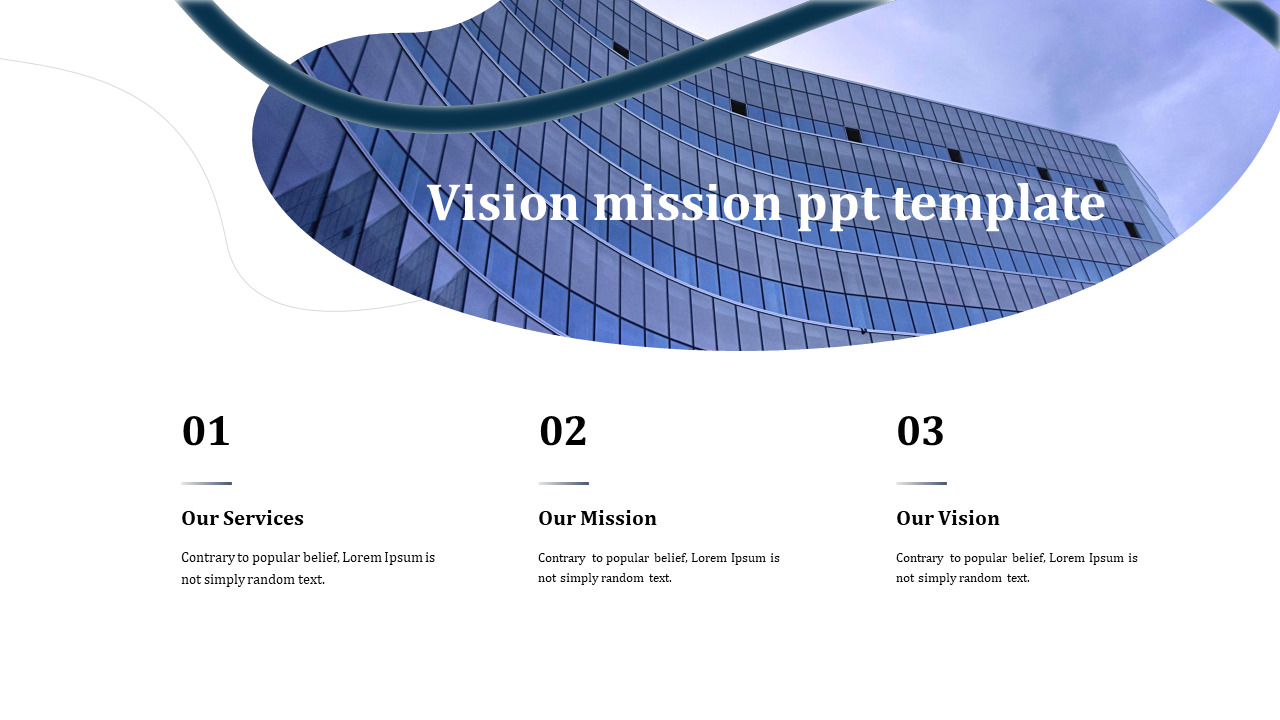 vision mission ppt template